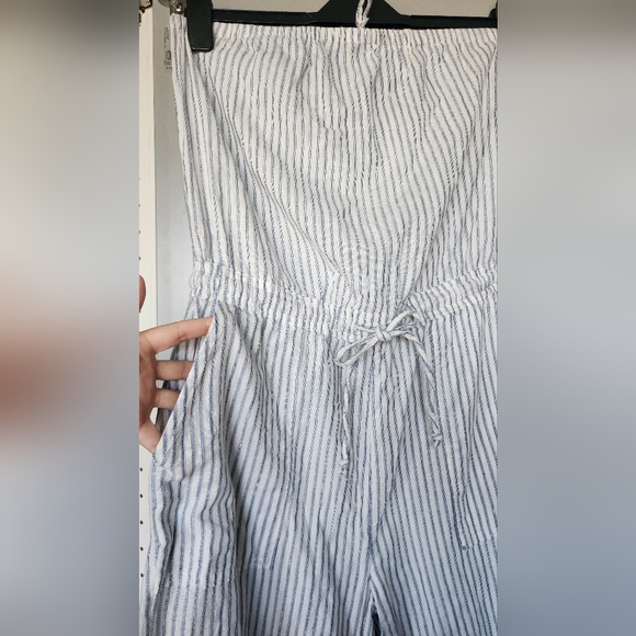 Striped jumpsuit - Picture 2 of 5